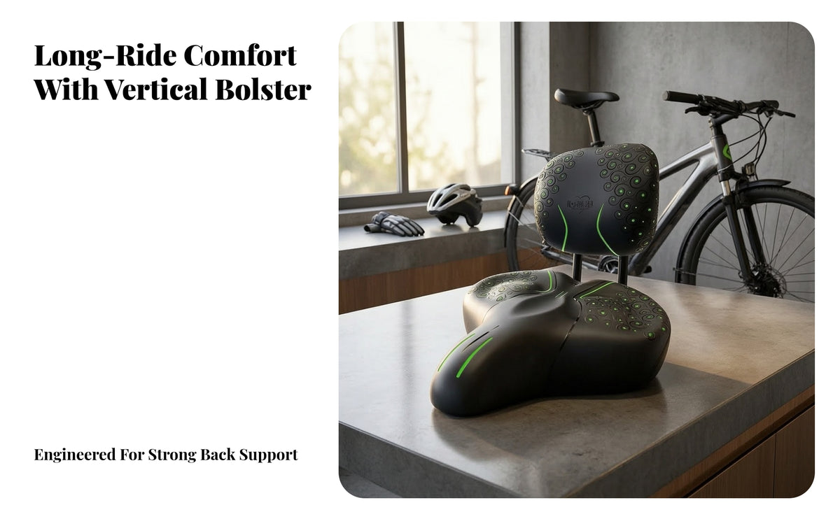 Stable Bike Seat with Backrest