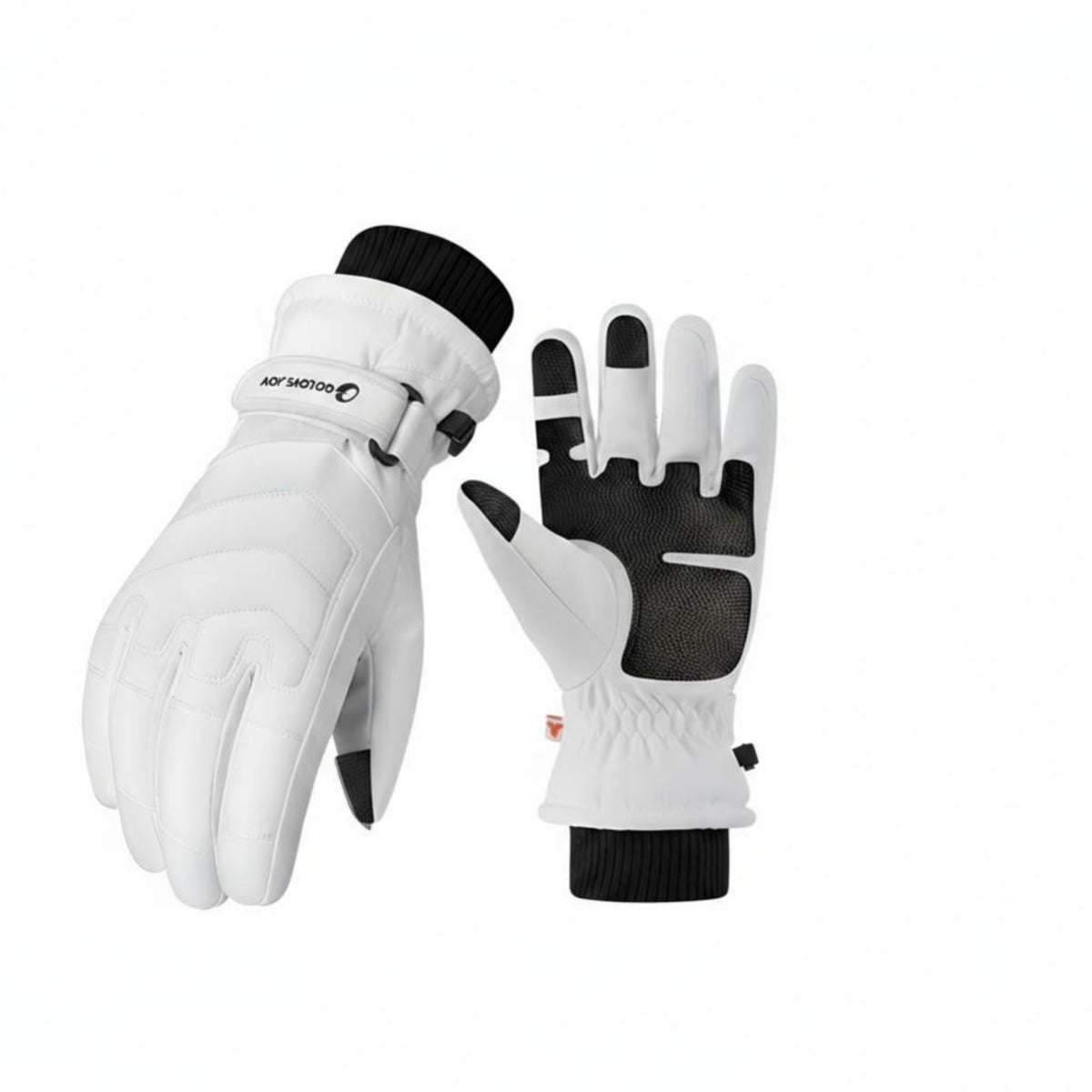 Unisex Winter Ski Gloves, Waterproof, Windproof, Fleece Lined, Anti-Slip, Outdoor Cycling, screen-compatible