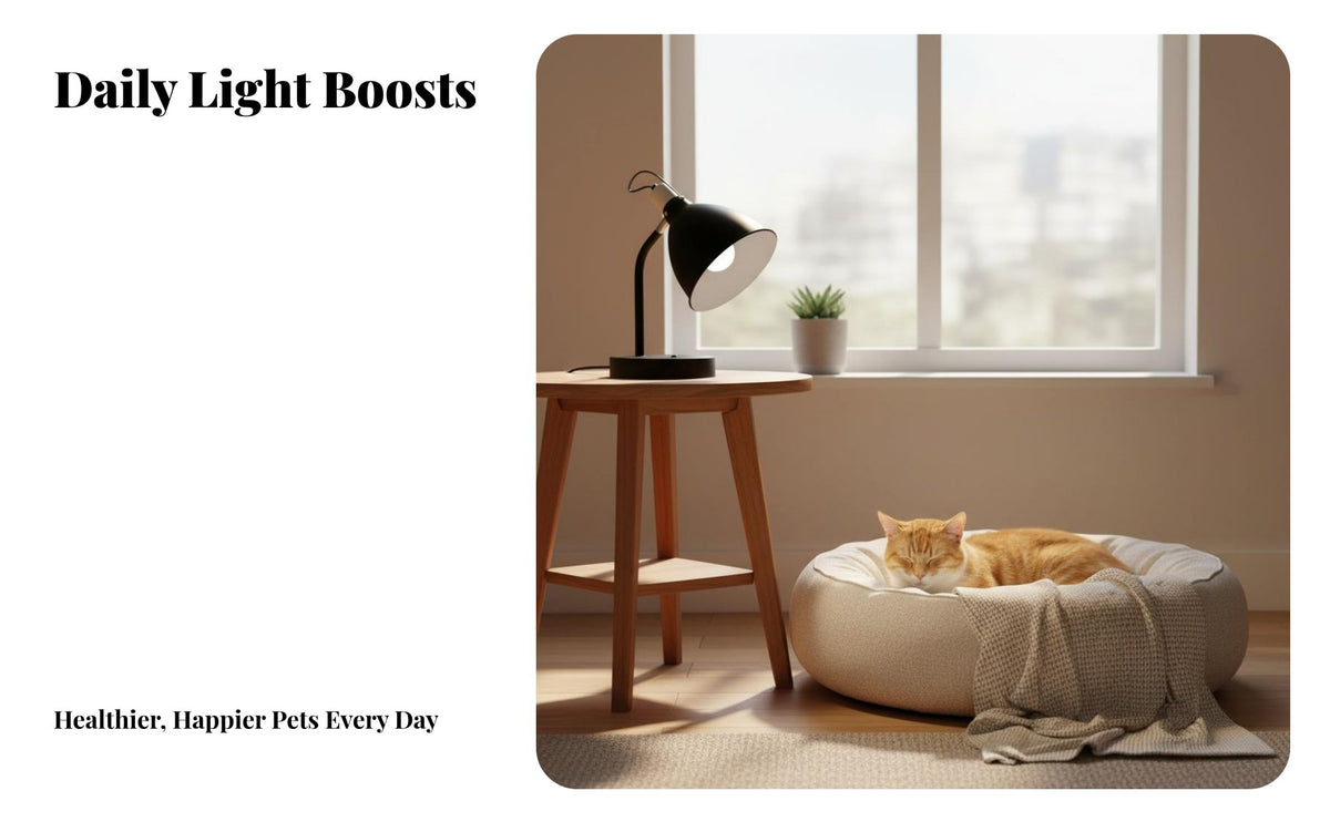 Pet Sun Lamp Promotes D3 Synthesis Pet Heat Lamp Simulates Sunlight UVA UVB Basking Light for Cats, Dogs