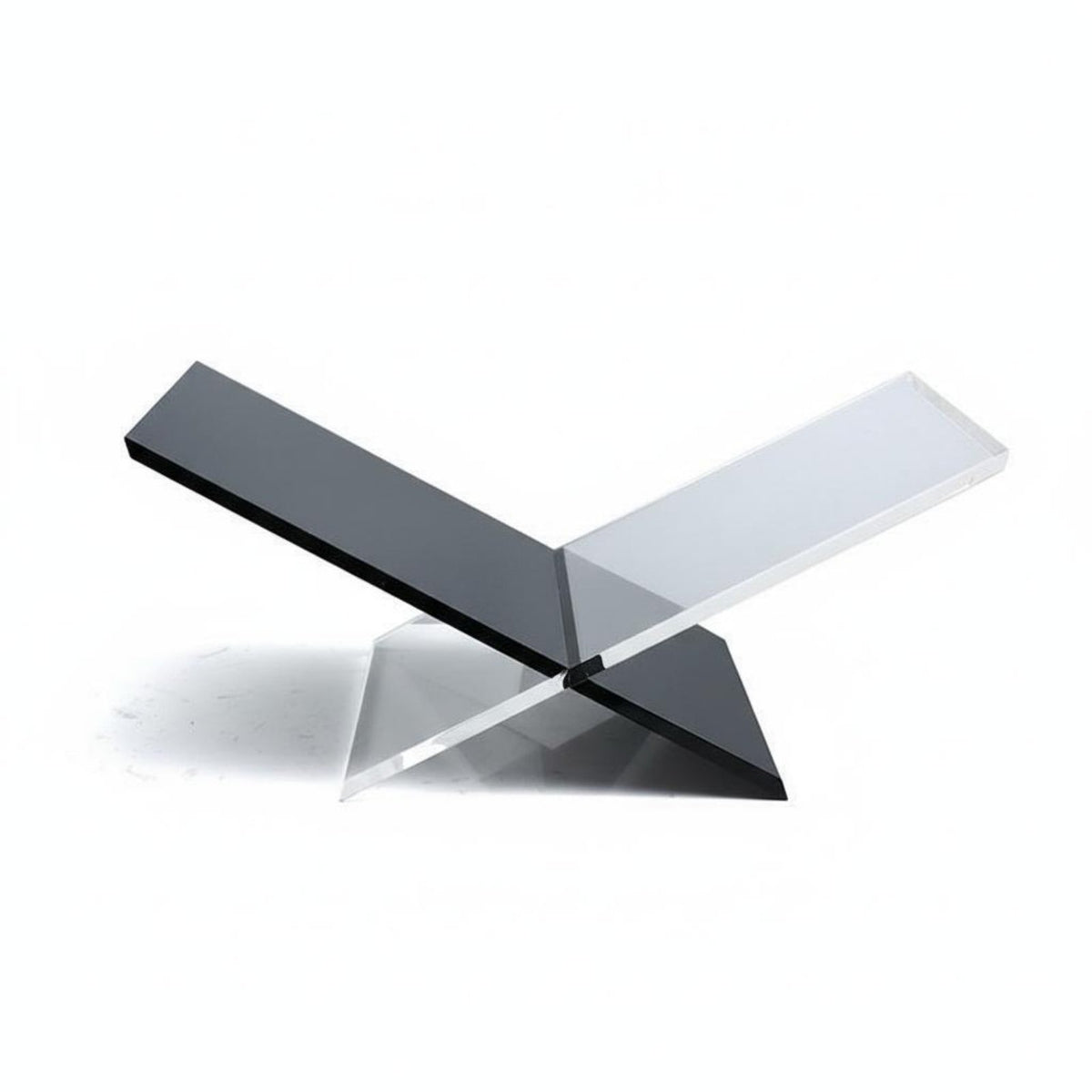 Acrylic Book Stand Minimalist Design Desktop Magazine Holder Book Display Easel for Retailers, Study