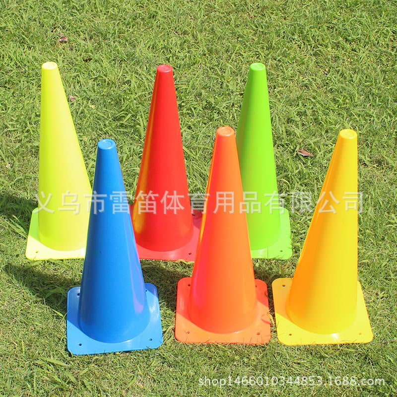 38cm Training Cones for Soccer, Basketball, and Kids' Sports Drills - 15-inch Agility Markers
