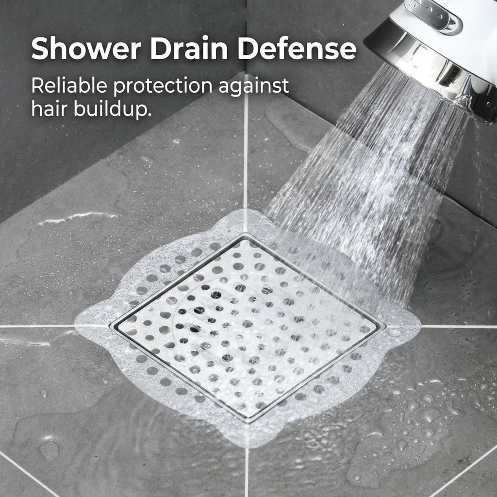 drain sticker, adhesive shower , sink strainer, prevent toilet clogging homeowners, 90 count