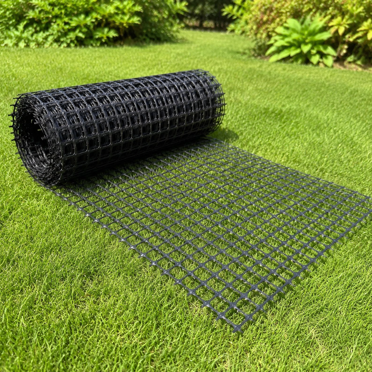 Plastic Mesh, Bird Netting, 2m×50m, Black, 3.5cm Mesh, Chicken Farming, Gardening Fence Net