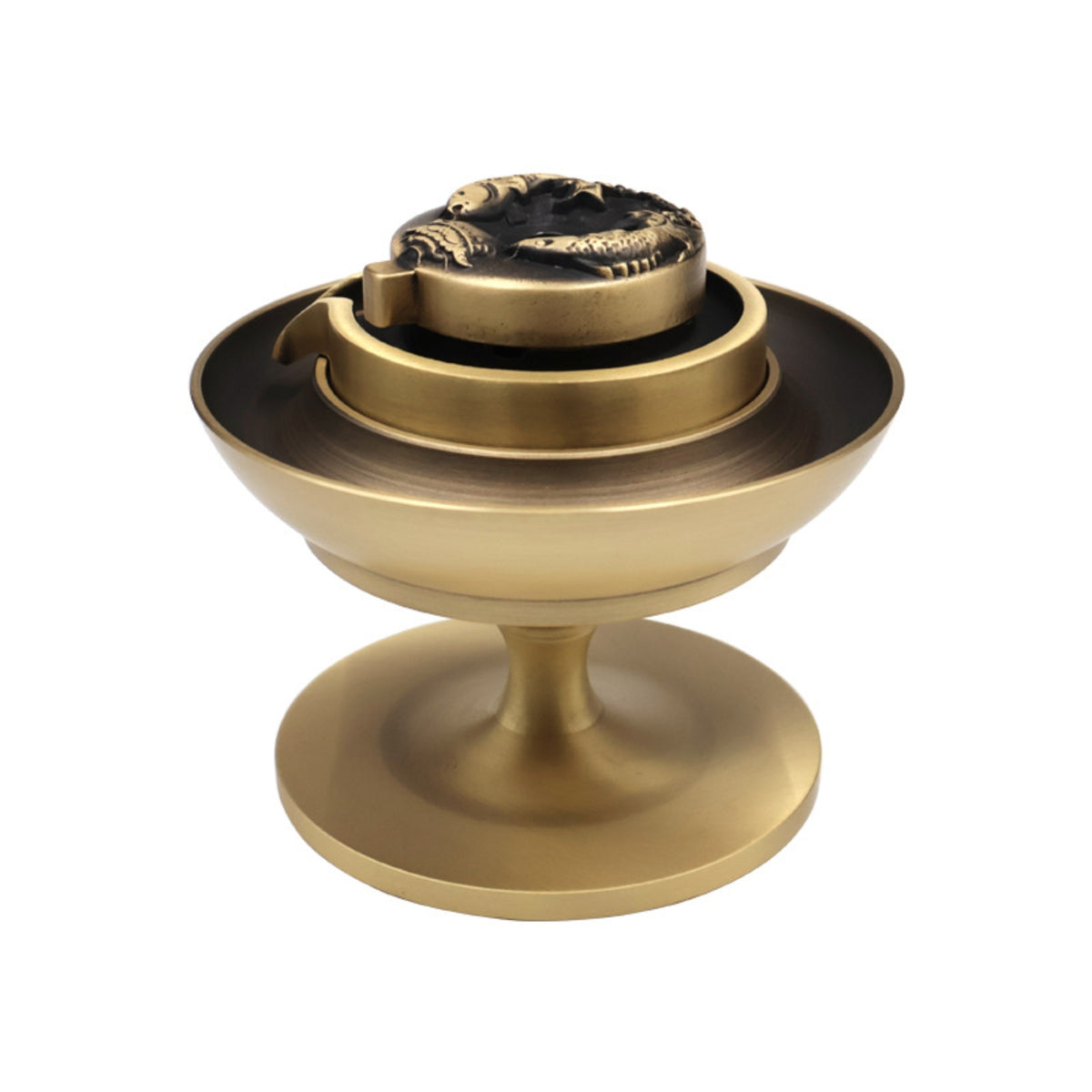 Lustrous Finish Backflow Scent Disperser Backflow Scent Holder Home Decor Layered Design for Indoor Use