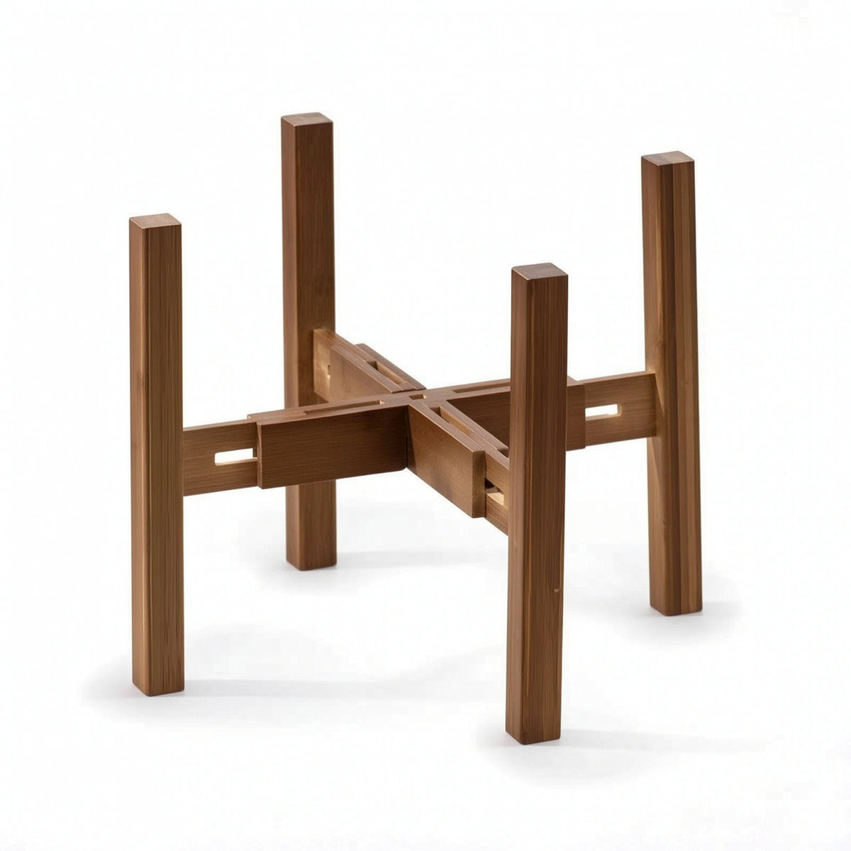 Plant Stand with Adjustable Width Expandable Wooden Plant Stand Pot Holder Modern Furniture Space-Saving for Home Decorators