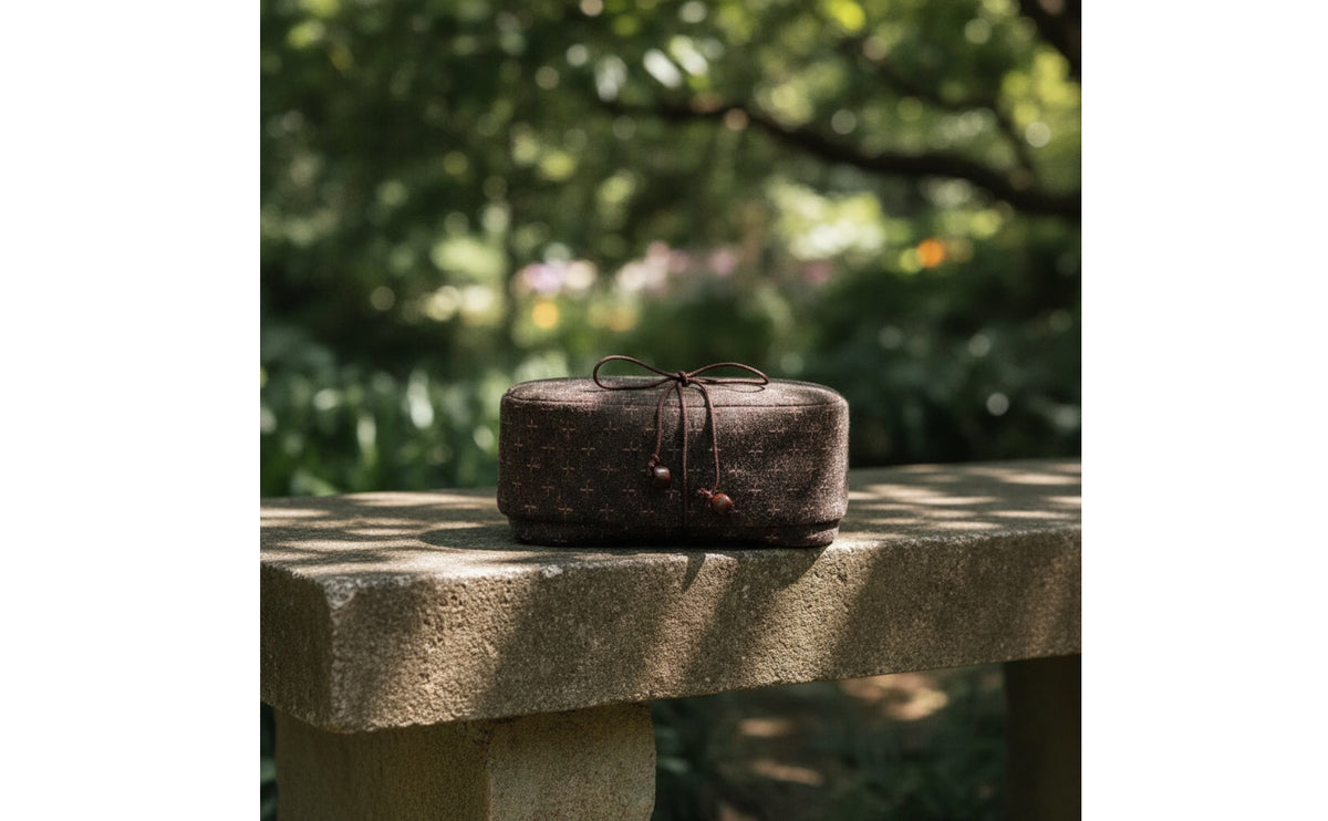 Portable Tea Set Storage Bag with Drawstring