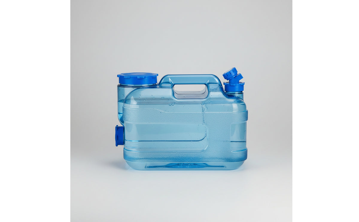 12L Outdoor PC Food-Grade Water Container with Faucet for Camping and Travel