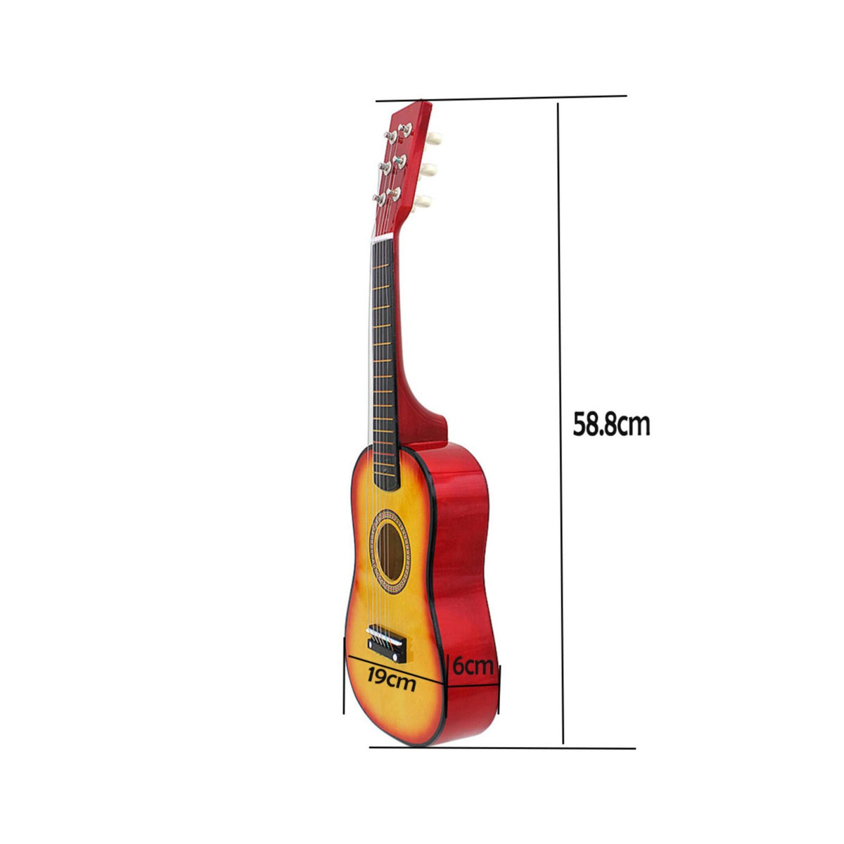 23 Inch Mini Guitar Beginner Friendly Children's Toy Guitar Gift Creative Sound Plaything for Funny Time