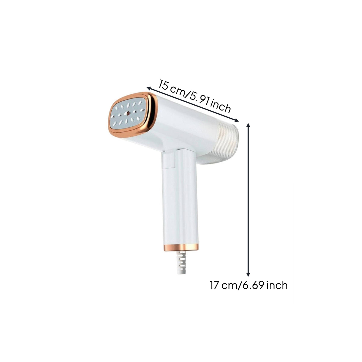 Compact Steamer with Foldable Body Travel-Size Portable Handheld Steamer 1000W Delicate for Travelers, Dorm