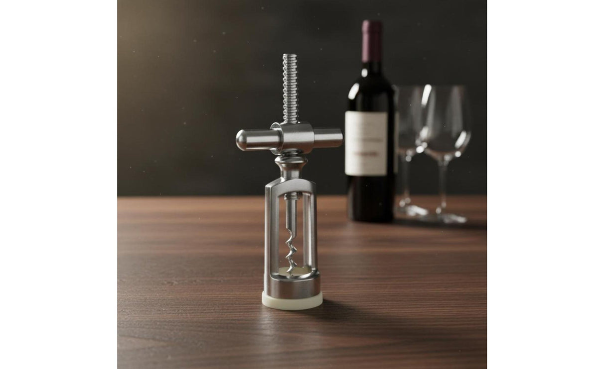 Vino Opener Reinforced Screw Zinc Alloy Vino Opener Heavy-Duty Wing Corkscrew for Parties