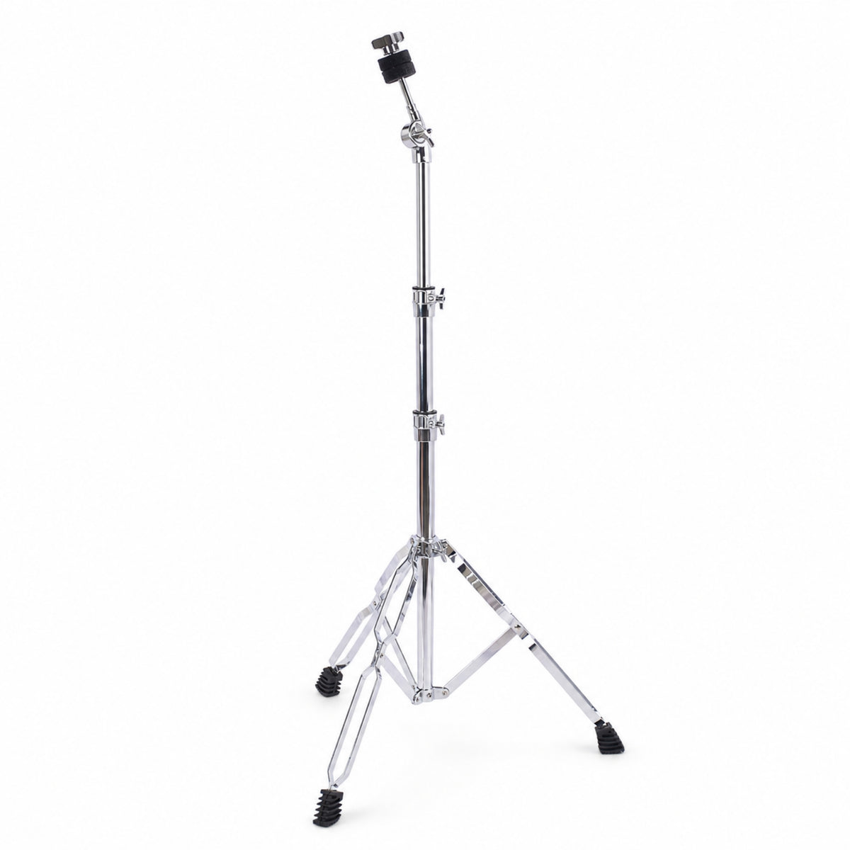 Straight cymbals Stand Non-Slip cymbals Stand Double-Braced Hardware for Drummers, Stage, Sound Studio