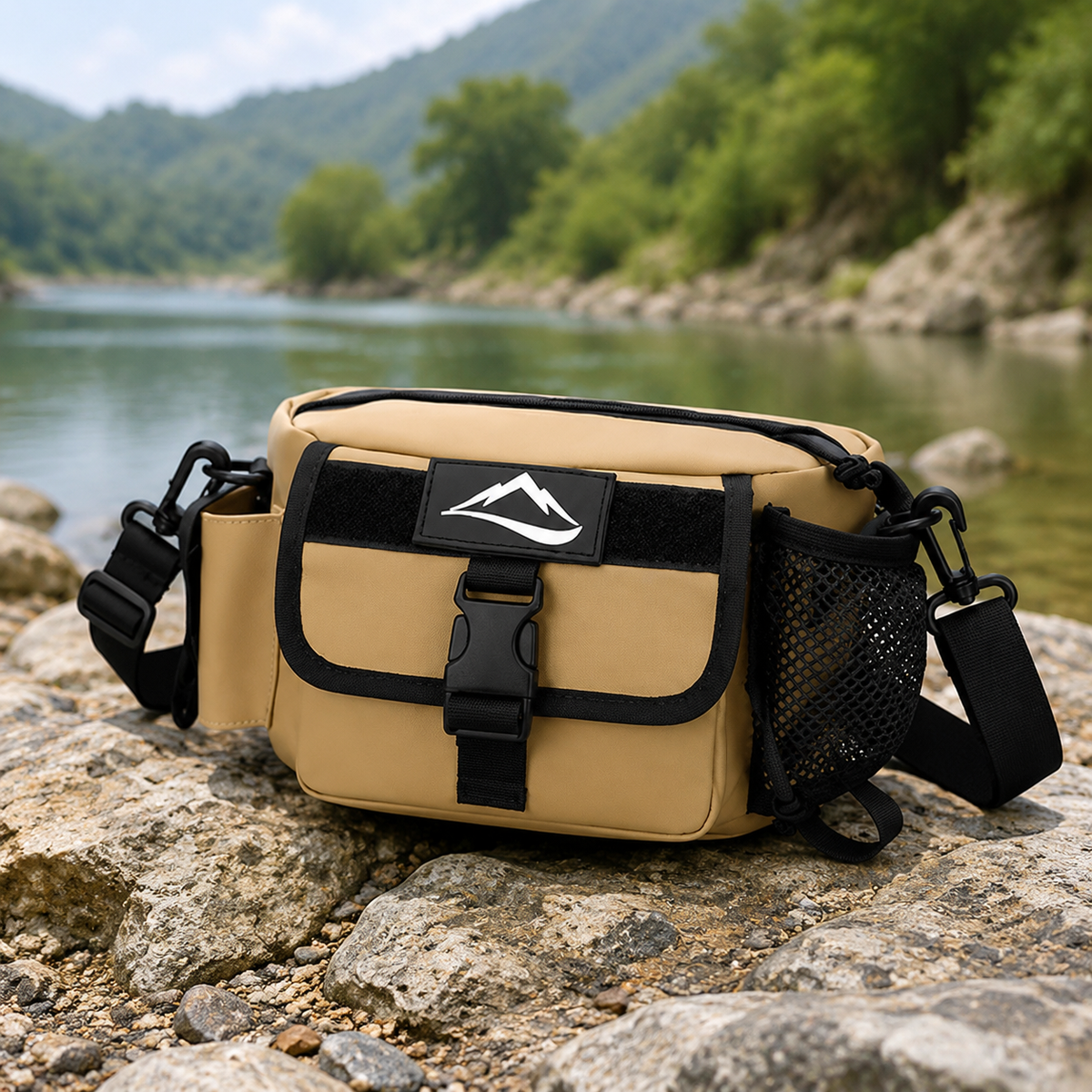 Fishing Bag, Durable, Fishing Bag, 25x15x11cm, Oxford Fabric, Water Repellent Treatment