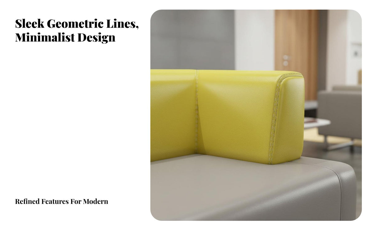 Minimalist design Sofa, Armchair, and Table Group Modern Design Reception Area Set Business visual design business Furniture configurable Configuration for Studio Owners, Office Managers, Interior Designers, Waiting Room, Lounge, Lobby