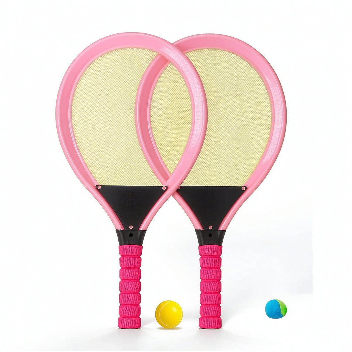 Kids Tennis Racket with Training Balls Antiskid Sports Toy Youngster-Friendly