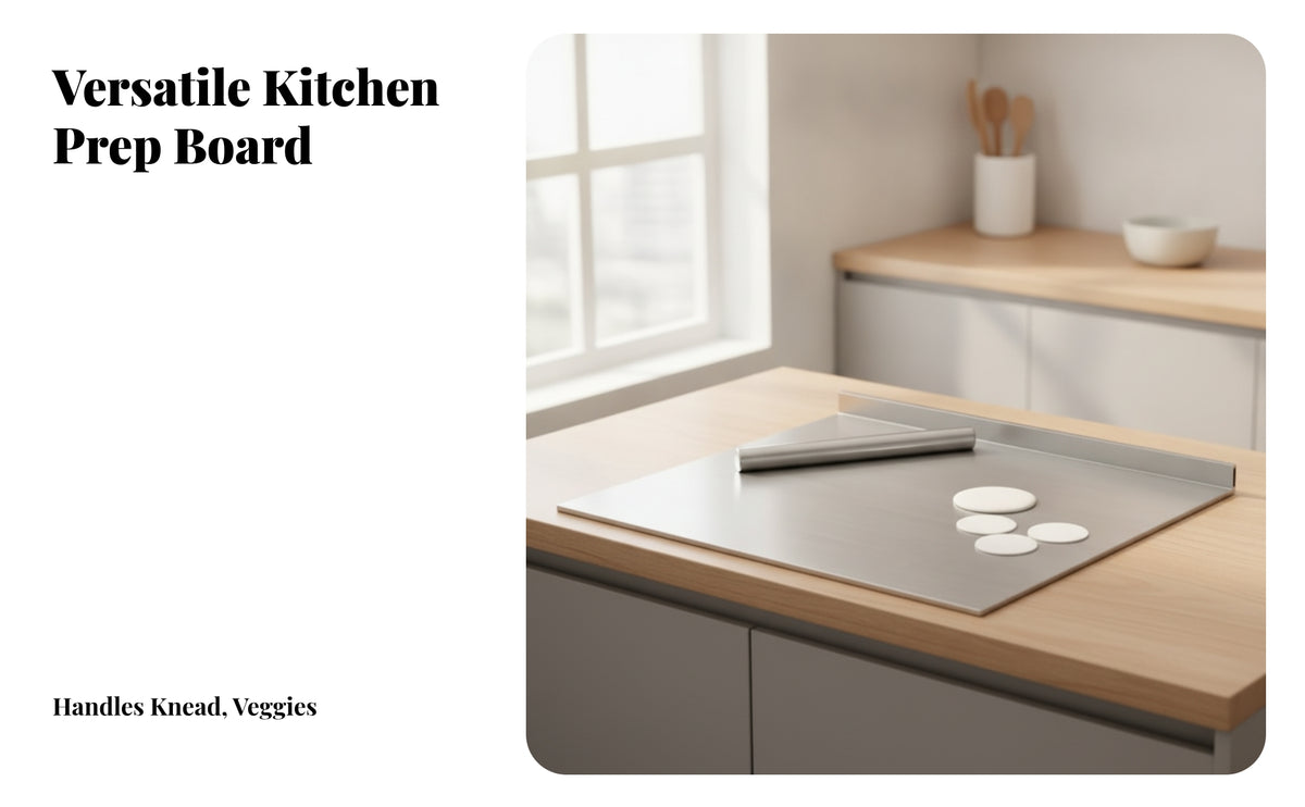 Stainless Steel Cutting Board | Easy-toeasy-care Surface, Flat square shape, for Kitchen