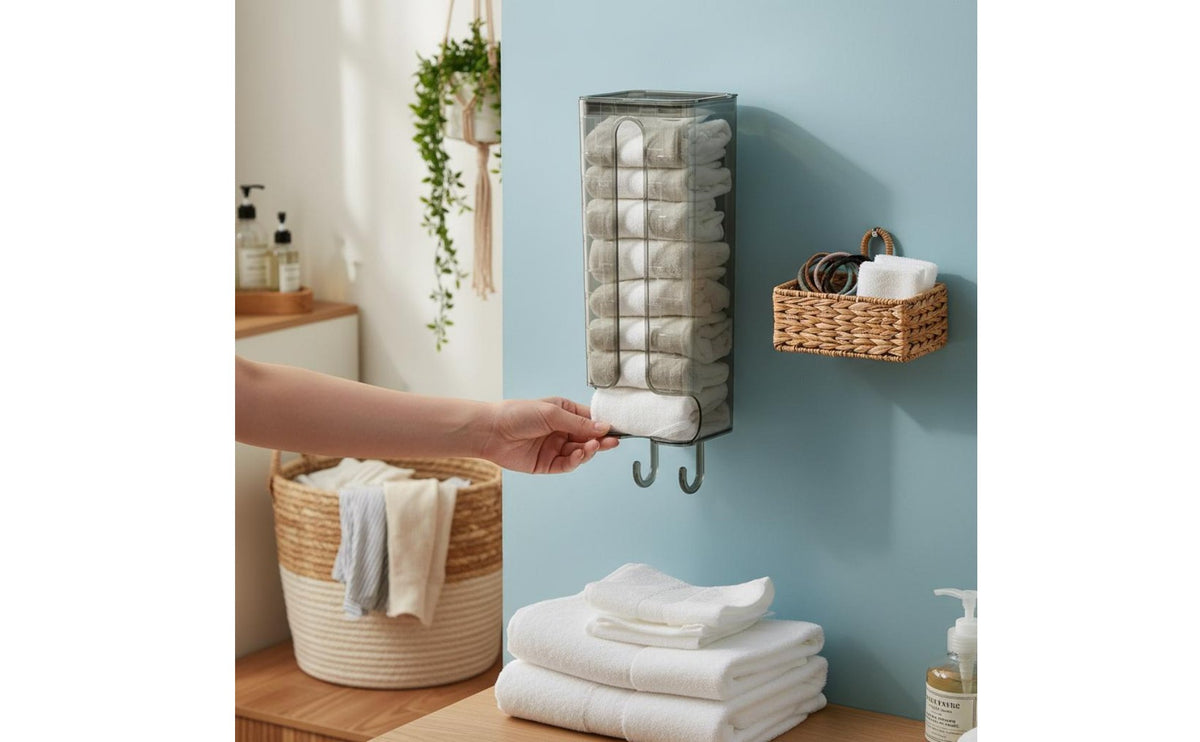 Wall Mounted Underwear Organizer Space-Saving Design Hanging Sock Storage Box