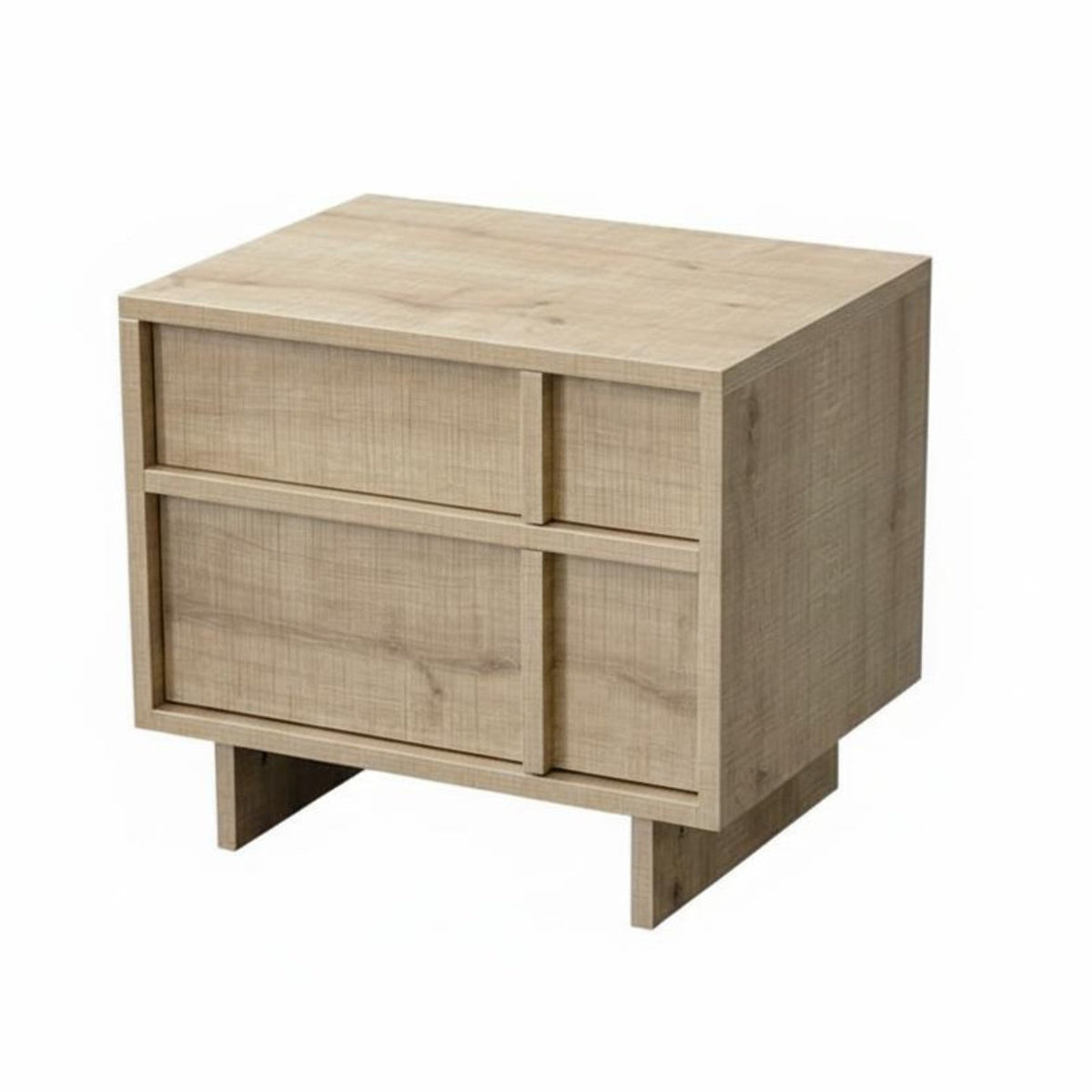 Minimalist Design Black Two-Drawer End Table Sturdy Construction Nightstand Long-Lasting Bedroom Furniture Multi-Purpose for Apartment Dwellers, Homeowners, College Students, Home, Living Room, Entryway, Office