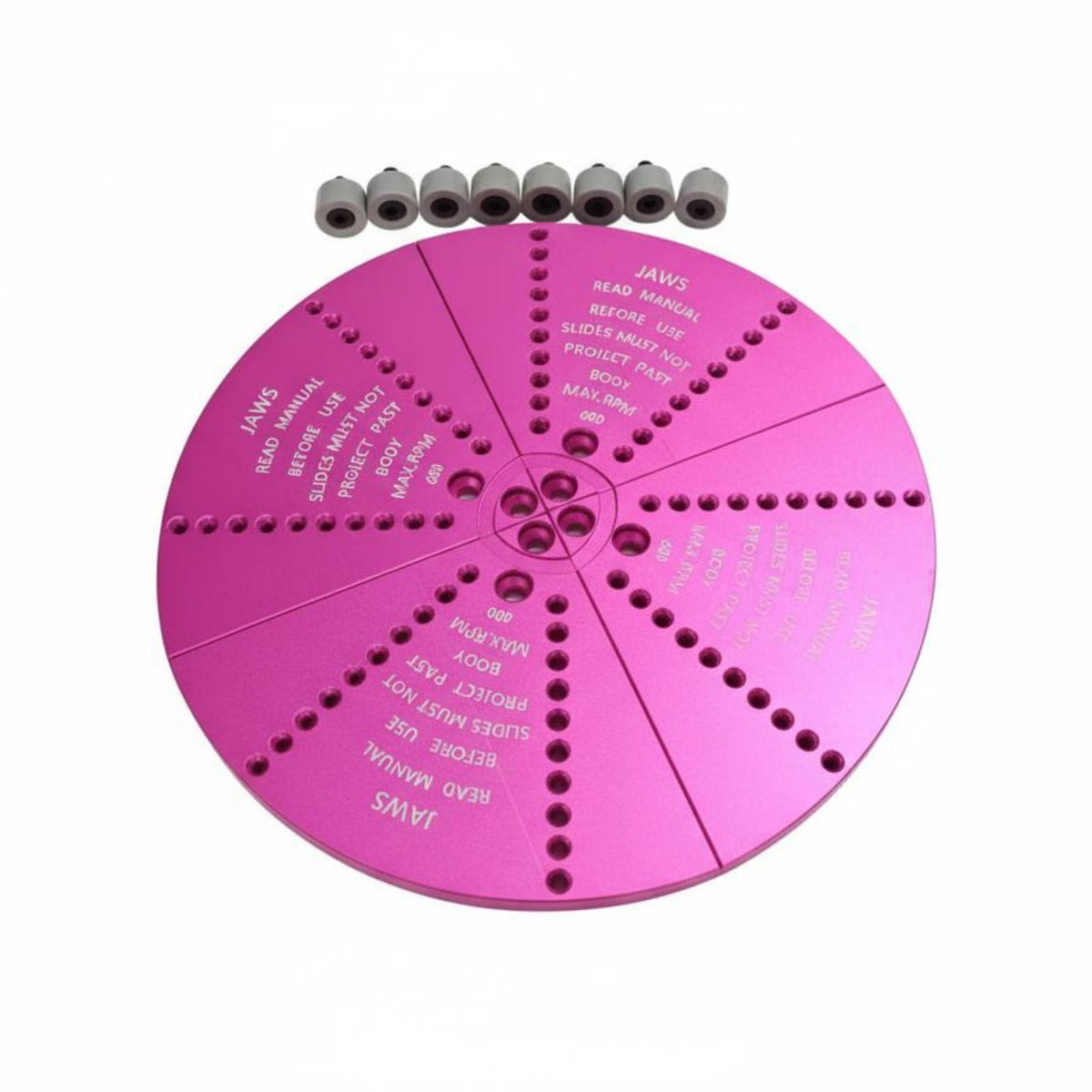 Versatile Work Holding Aluminum Bowl Turning Grippers Precise Closing Bowl Reversing Grippers Removes Chuck Marks Cole Jaw Set Adjustable for Woodturners