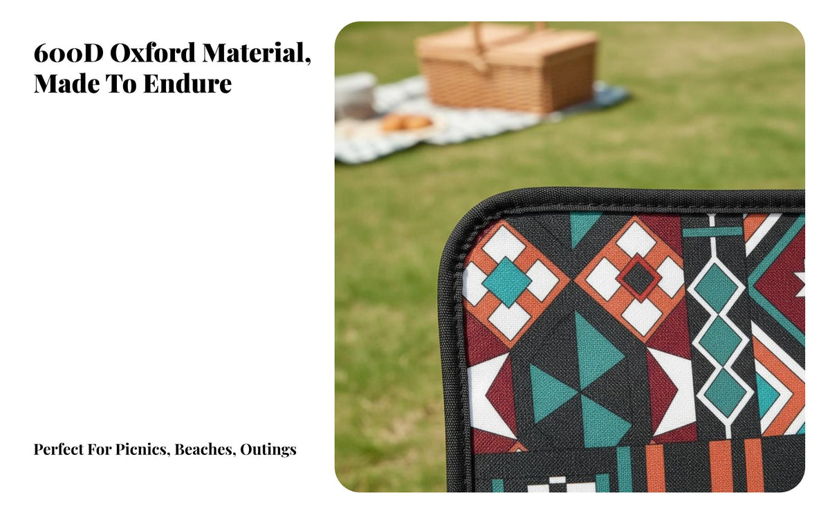 Waterproof Foldable Ground Cover Portable Convertible Tote Mat Moisture-Proof Picnic Blanket Easy to Carry for Families, Parents, Couples, Picnics, Beach, Camping, Travel