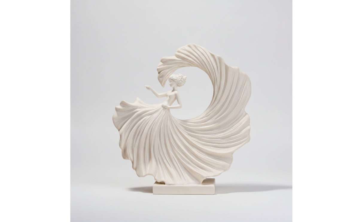dancers Sculpture Abstract dancers Figurine Artistic Woman Sculpture for Homeowners, Shelf, Entryway