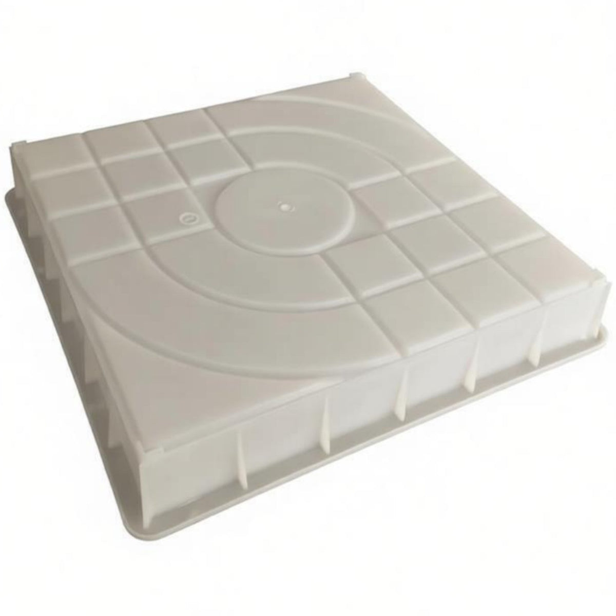 Textured Paving Form Square Concrete Paver Form Easy Demolding Reusable Walkway Maker Forms for Garden, Patio, Driveway