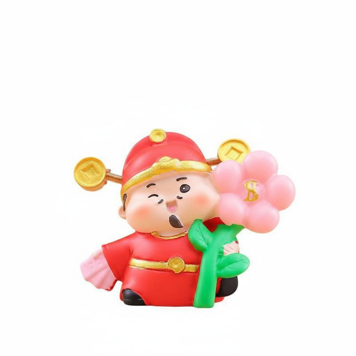 Chinese New Year Decoration Good Luck Keepsake Chinese New Year Figurine God of Wealth Figurine Festive Gift Choice