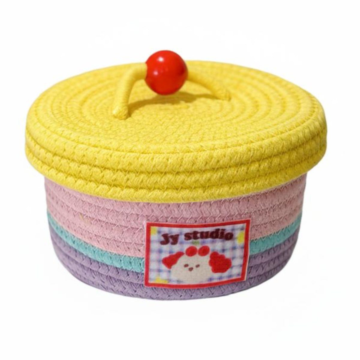 Woven Design Coiled Rope container multi-functional desktop Container Decorative Household Storage Handwoven for Students, homeowners, Desktop, Bedroom, Living Room, Entryentry