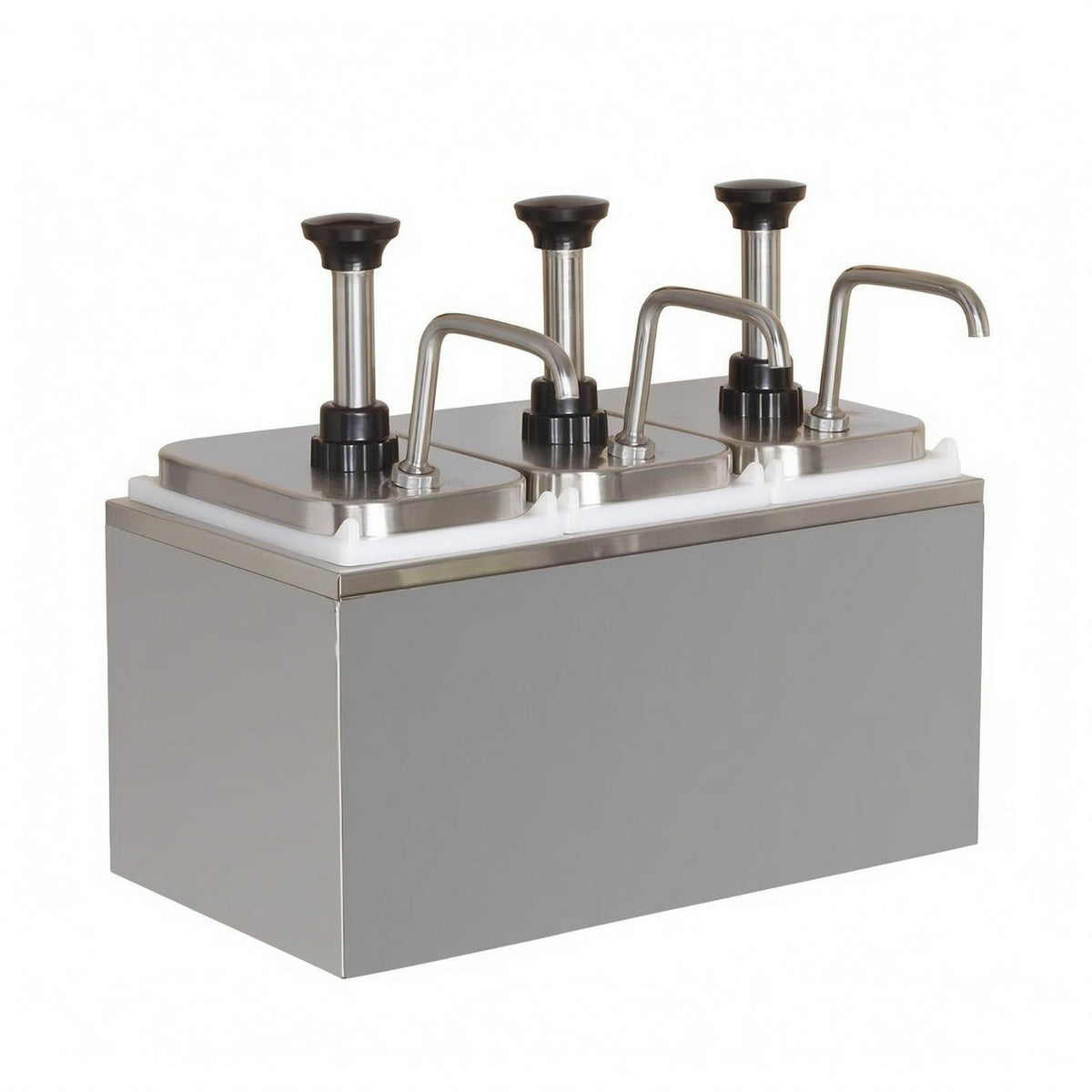 Sauce Pump Press-to-Dispense Stainless Steel Sauce Pump Accurate Dispensing
