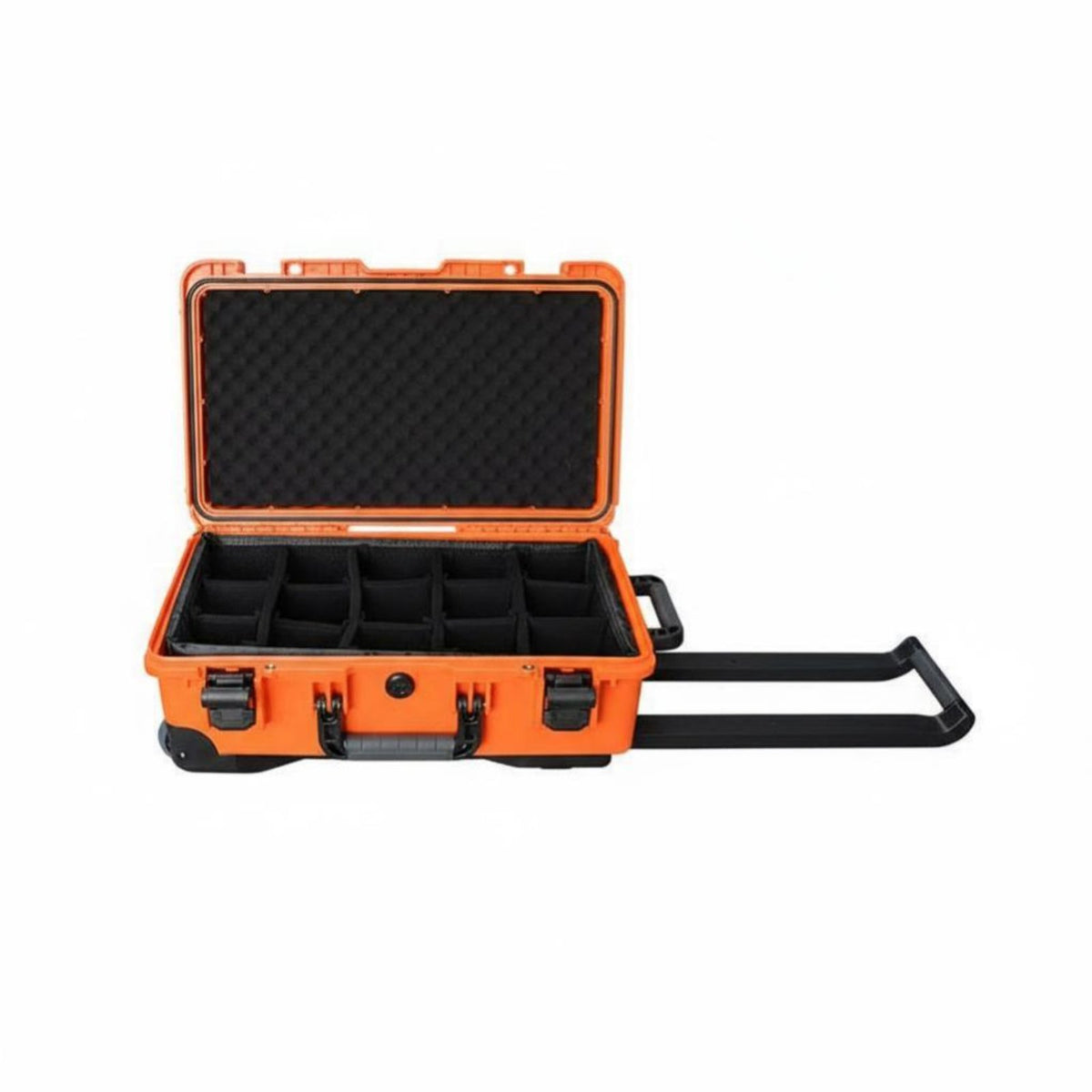 Waterproof Rolling Camera protective case Shockproof Rolling gear Trunk Wheeled Design safeguarding Container Retractable Handle for Photographers, Drone professionals, Field Technicians, Storage, journey, Outdoor, Studio