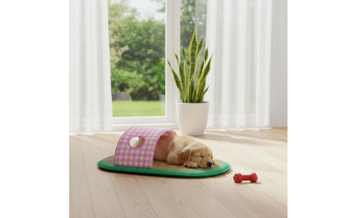 Summer Use Slipper Shaped Pet Mat Easy to Clean Cooling Pet Mat