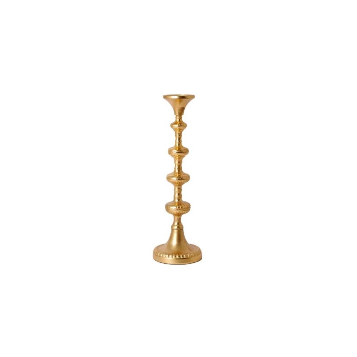Column Candlestick Aluminum Candlestick with Pedestal Elegant Table Embellishment for Mantel