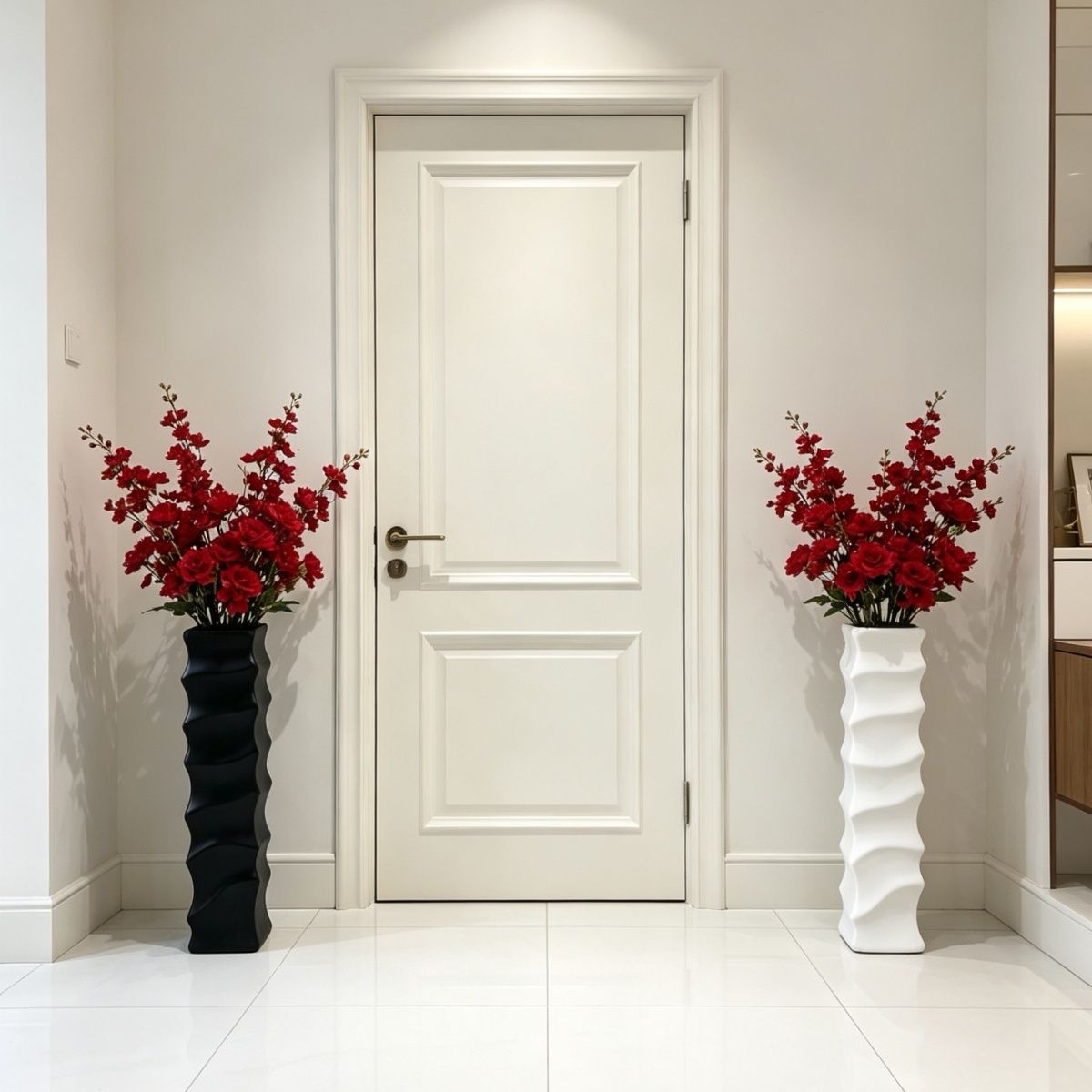 Nordic Style Floor Vase for Living Room Decoration