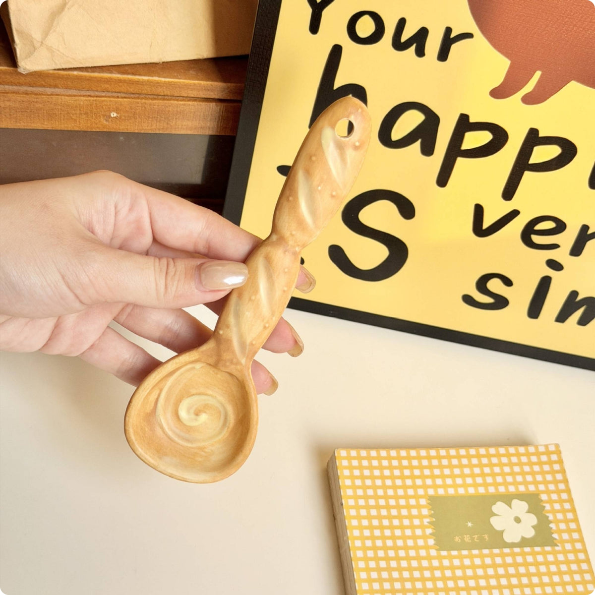 Ceramic Spoon Decorative Tableware Non-Odorous