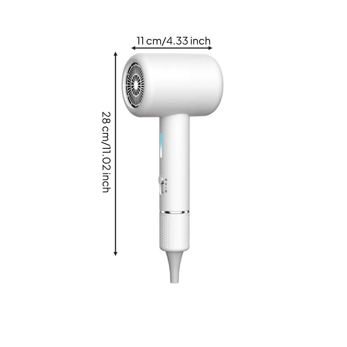 Hair Dryer with Nozzle Handheld 110V Fast Drying for Home