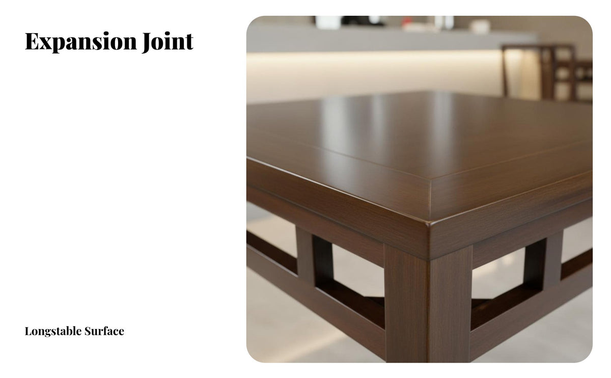 Dense Wood Wooden Canteen Table and Stool Set Antique aesthetic Commercial Furnishing Sturdy Construction Dining Furniture sturdy Duty for Food Business proprietors, Cafe Owners, Homeowners, Restaurants, pasta counters, Canteens, Kitchen