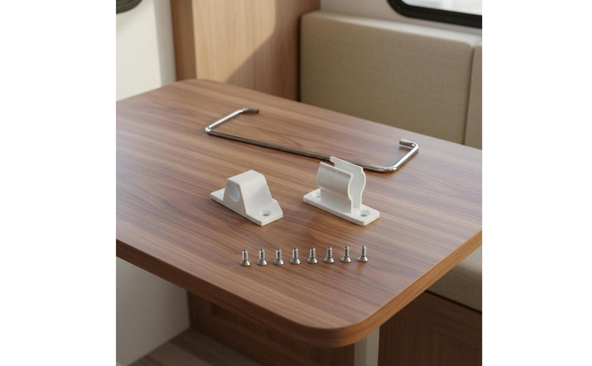 Retractable Towel Bar Easy Installation RV Clothes Dehumidifying Rack Mobile Dweller Van Laundry Rack for Campers