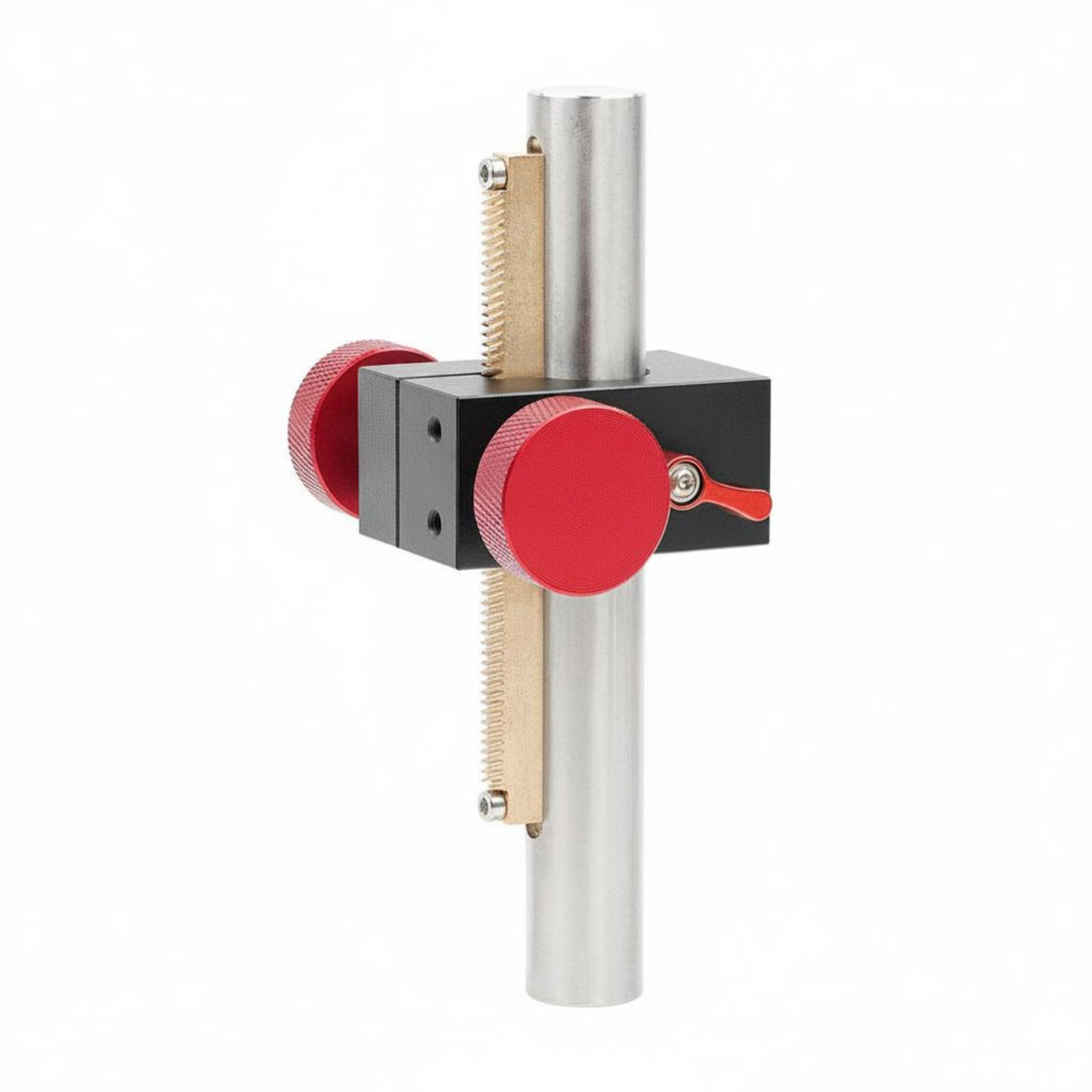 Precision Adjustment Manual Z Axis Stage Aluminum Alloy Rack and Pinion Stage Anodized Surface Vertical Lift Platform Easy to Install for Researchers, Experiment