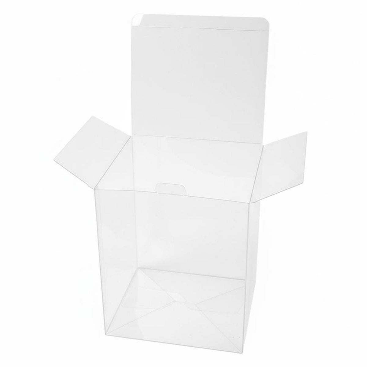 4 Inch Vinyl Figure Protector Sturdy PET Material 4 Inch Figure Protector Vinyl Figure Case Particles-Resistant Clear Plastic
