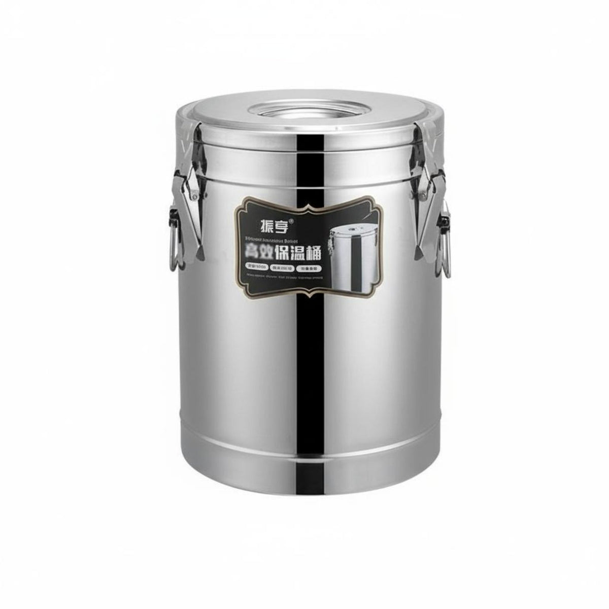Large Capacity Insulated Food Container Easy to Clean Stainless Steel Insulated Barrel Hot Cold Drink Container Portable Design