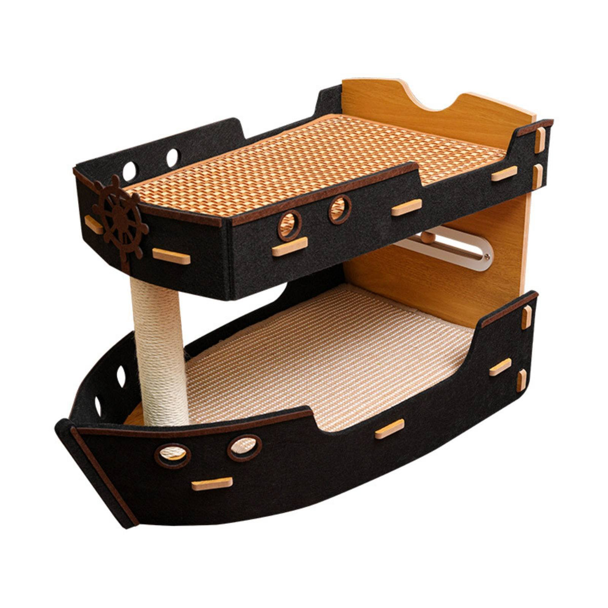 Ship Feline Climber Stable Structure Double Deck Feline Climber Materials