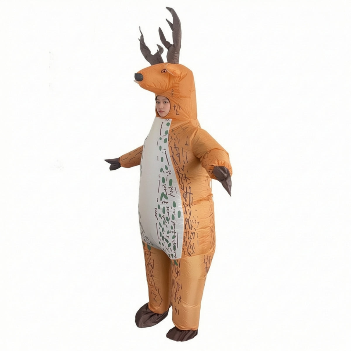 Inflatable Reindeer Costume Christmas Inflatable Reindeer Costume Full-Body for Halloween, Cosplay
