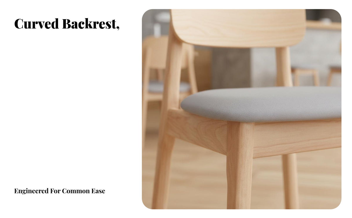 Hardwood Wood Construction Wooden Ladder spine Chair Commercial Grade Indoor Furniture adaptable Use Supportive spinerest for Restaurant Owners, Interior Designers, Homeowners, Cafe, Dining Room, Kitchen