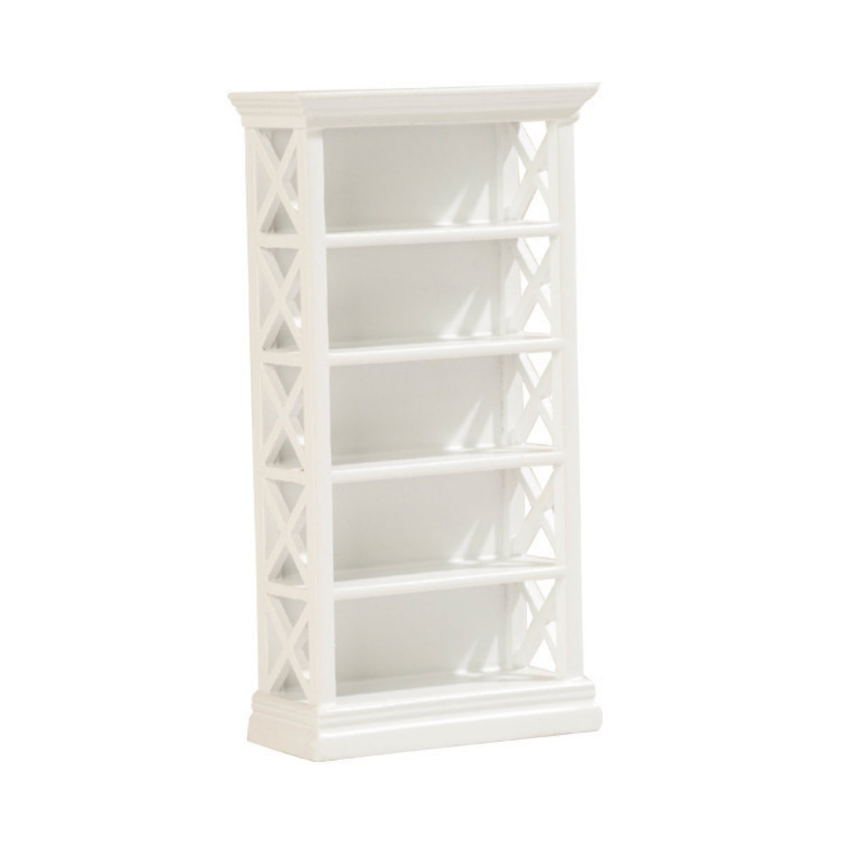 High Simulation Wooden Dollhouse Bookshelf Lifelike Design Miniature Wooden Bookshelf Intricacy Ed Texture for Model Builders