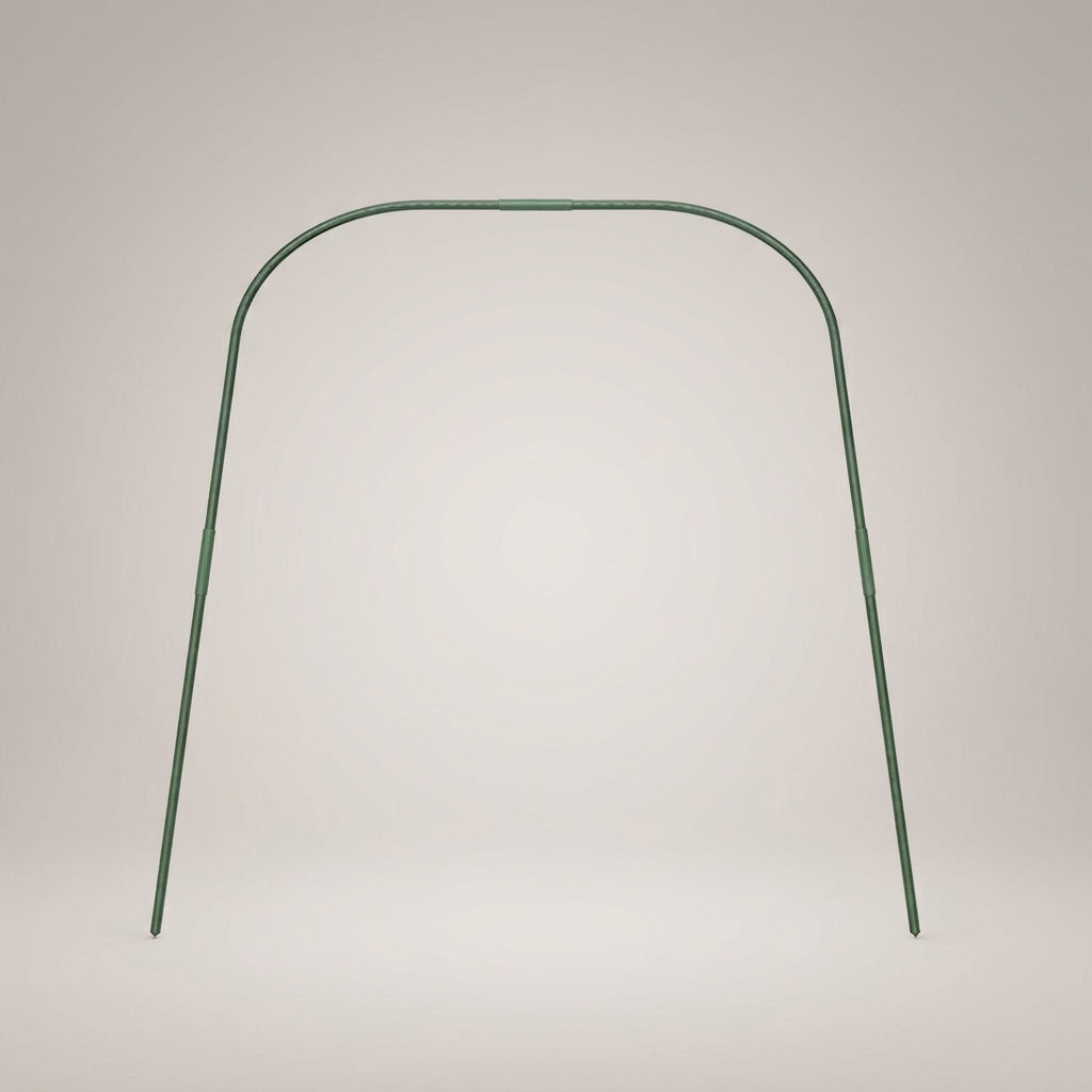 Plant Support Kit for Raised Beds and Climbing Plants, 68 Piece Heavy Duty Garden Hoops and Grow Tunnel Frame, Right Angle Stable Support, 140g