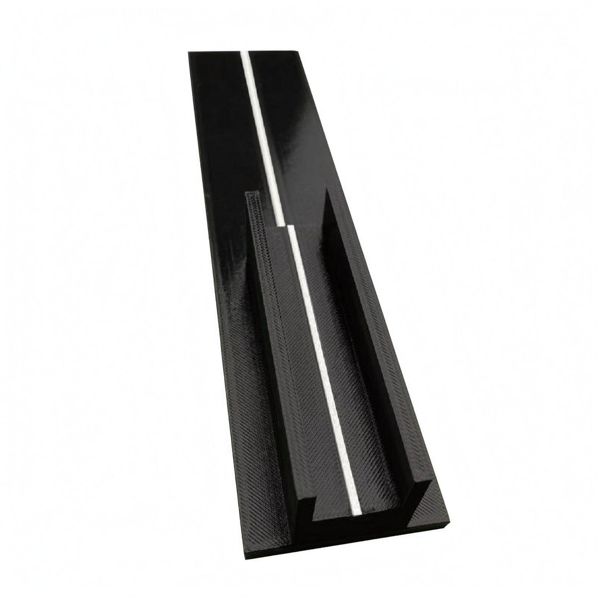 Stroke Practice Aid Low-Profile Cue Alignment Guide Angled Side Rails Stance Practice Block
