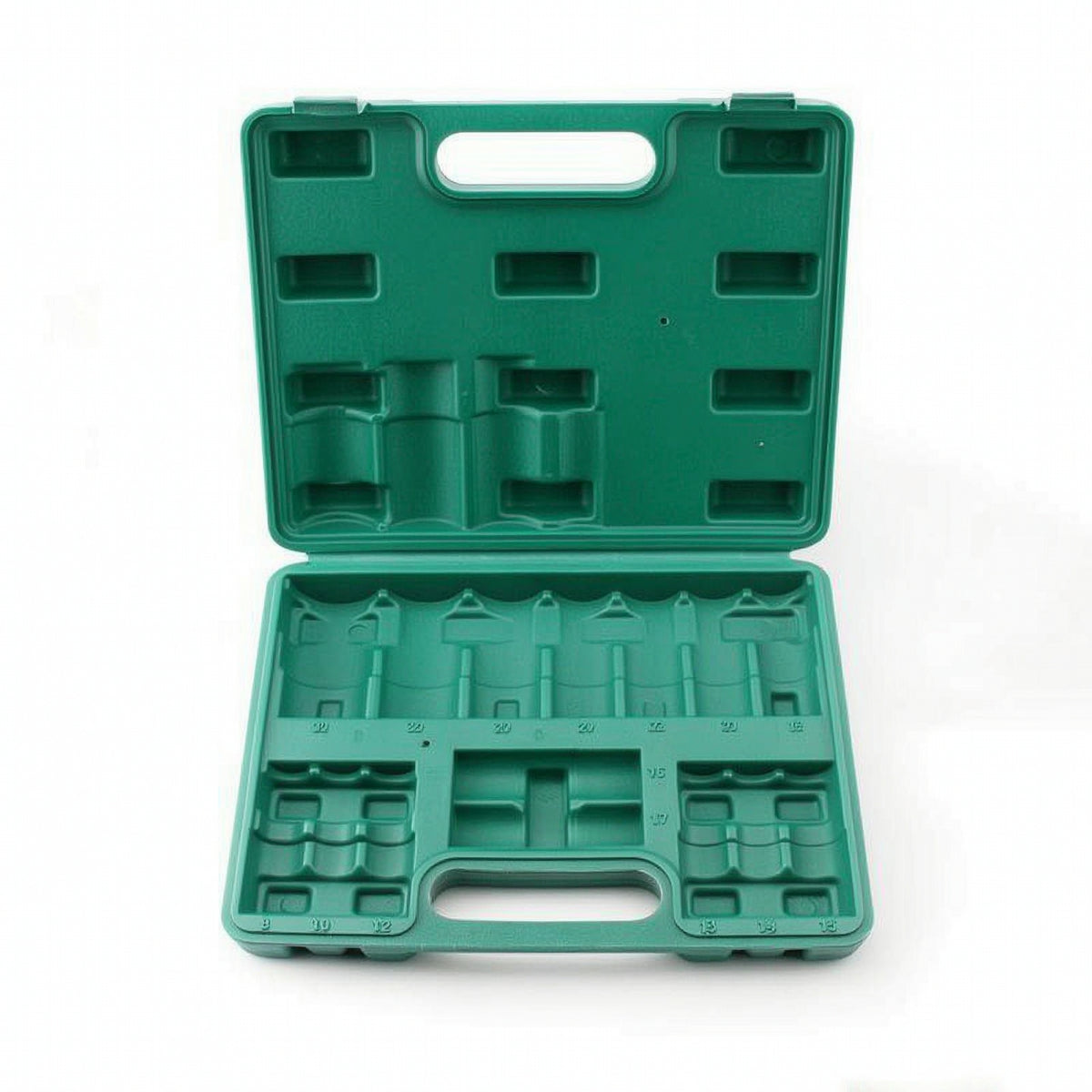 Socket Wrench Case Empty Tool Storage Case Portable for Garage, Workshop, DIYers