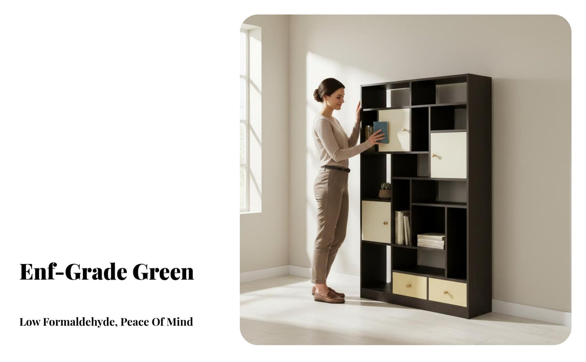 configurable shelving unit System unrestricted Combination unrestrictedstanding Shelving Unit midcenturyperiod design Display Shelf for Book Lovers, Renters, Entryway, Study, Bedroom