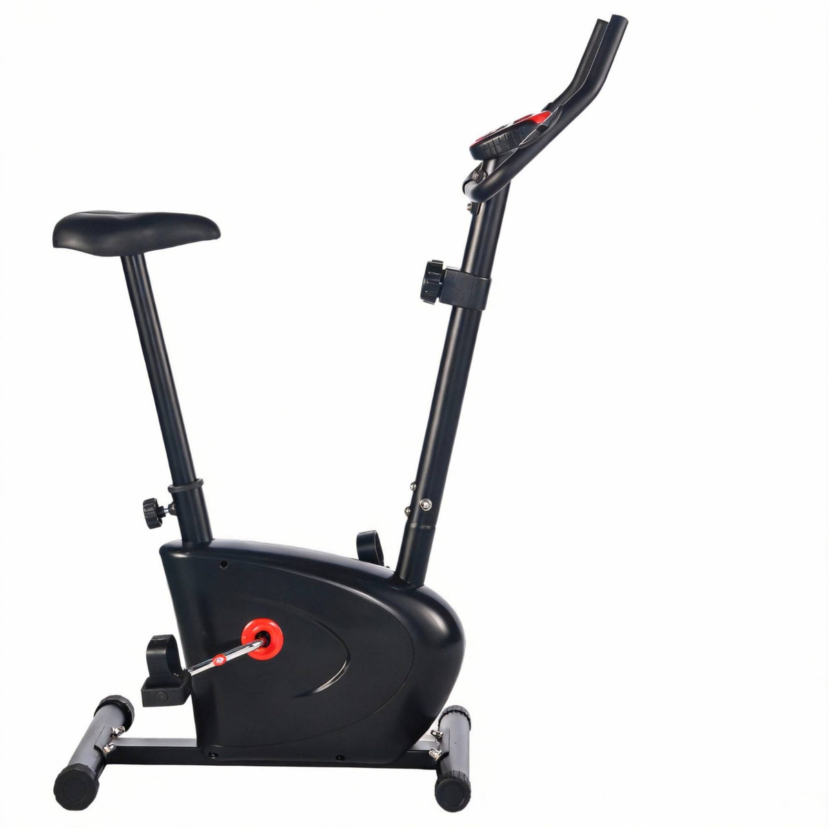 Exercise Bike Adjustable Resistance Upright Exercise Bike Belt-Drive Equipment for Adults