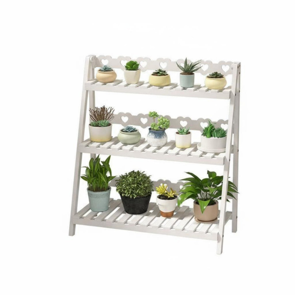 Installationno-assembly Foldable Lattice Rack Easy Assembly Tiered Plant Holder Room Divider Function Garden Furniture Space-Saving for Gardeners, Apartment Dwellers, Homeowners, Balcony, outdoordoor, Indoor, Corner