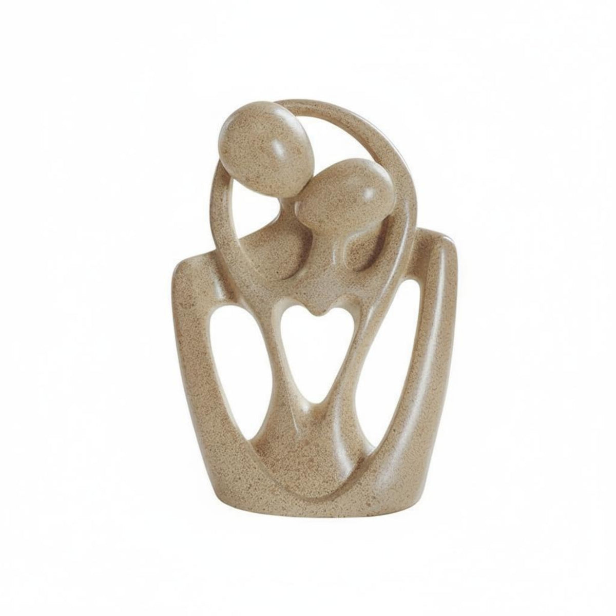 Romantic Modern Couple Statue Creative Design Abstract Human Figurine Minimalist Art Ornament for Couples, Living Room, Bedroom, Entryway, Office